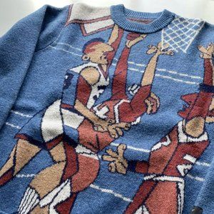 Aime Leon Dore Molina Dunk Sweater FW2020 size LARGE John Starks